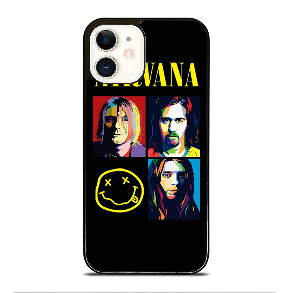 NIRVANA AMERICAN BAND iPhone 12 Case Cover