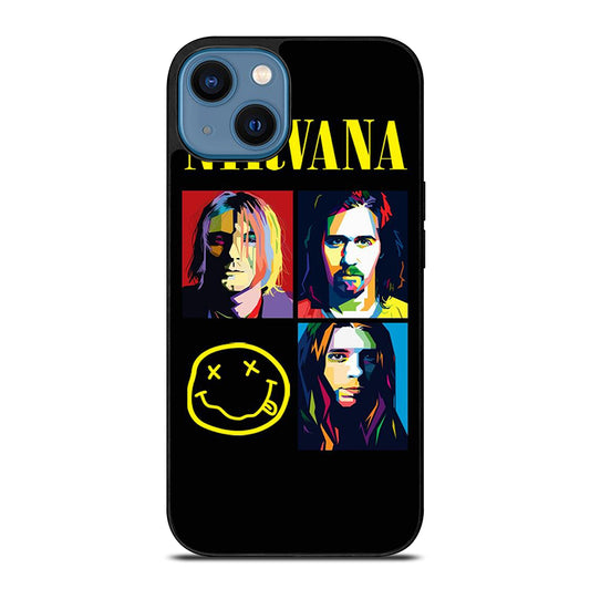 NIRVANA AMERICAN BAND iPhone 14 Case Cover