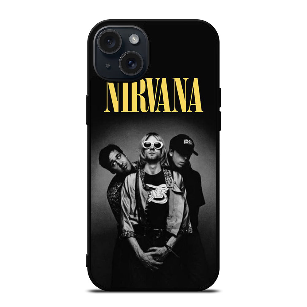 NIRVANA ROCK BAND POSTER iPhone 15 Plus Case Cover