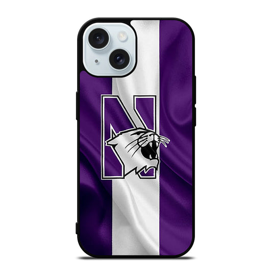 NORTHWESTERN WILDCATS ICON 2 iPhone 15 Case Cover