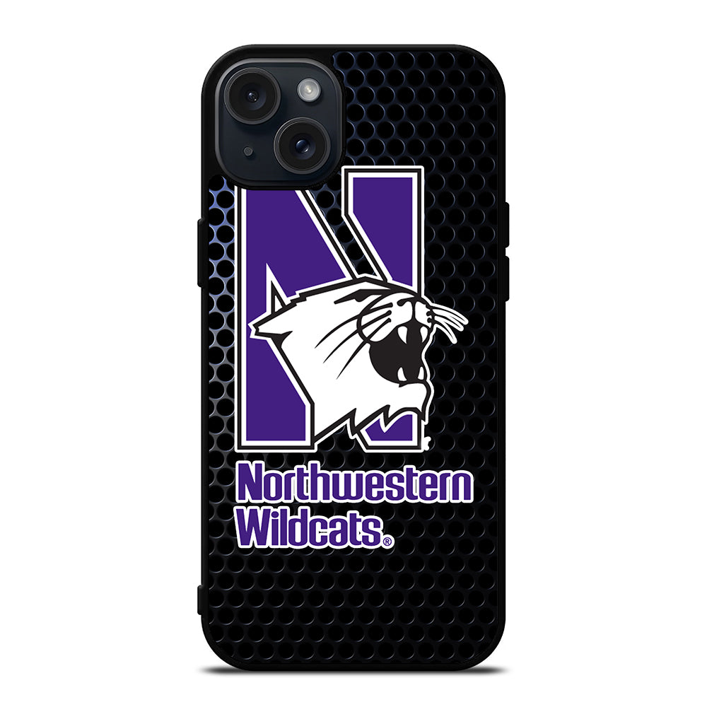 NORTHWESTERN WILDCATS ICON 3 iPhone 15 Plus Case Cover