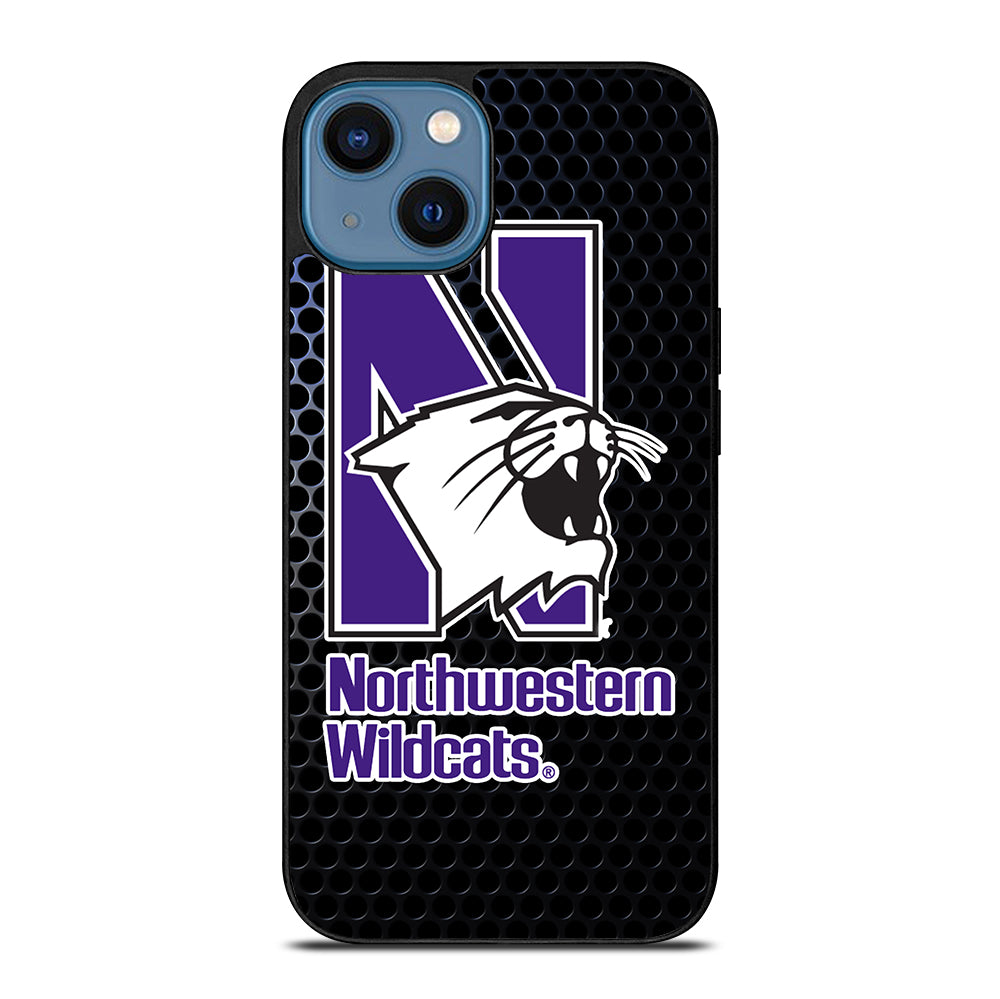 NORTHWESTERN WILDCATS ICON 3 iPhone 14 Case Cover