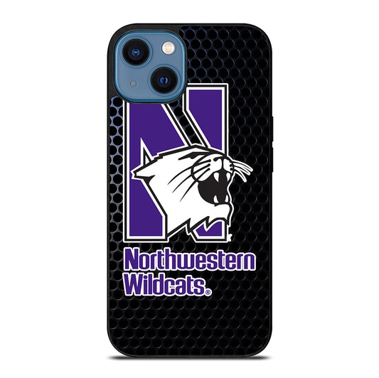 NORTHWESTERN WILDCATS ICON 3 iPhone 14 Case Cover