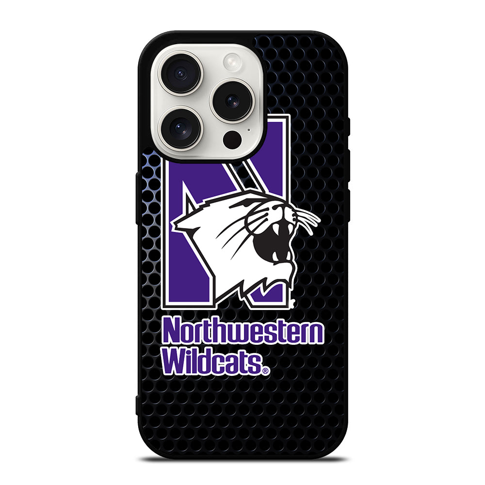 NORTHWESTERN WILDCATS ICON 3 iPhone 15 Pro Case Cover