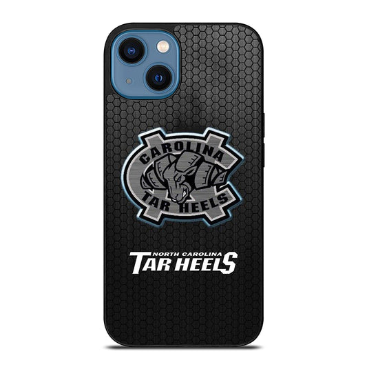 NORTH CAROLINA TAR HEELS METAL SYMBOL iPhone 14 Case Cover