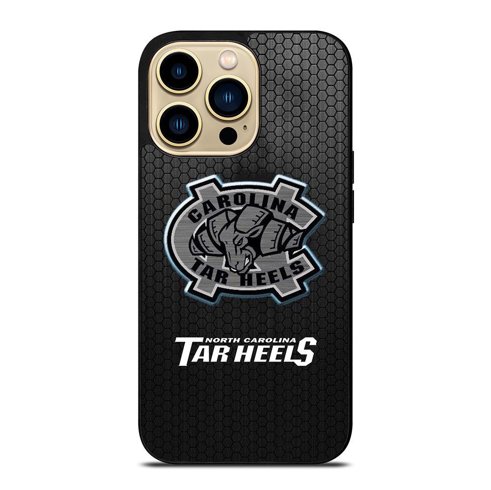 NORTH CAROLINA TAR HEELS METAL SYMBOL iPhone 14 Pro Max Case Cover