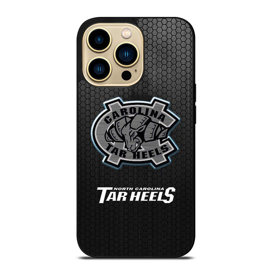 NORTH CAROLINA TAR HEELS METAL SYMBOL iPhone 14 Pro Max Case Cover