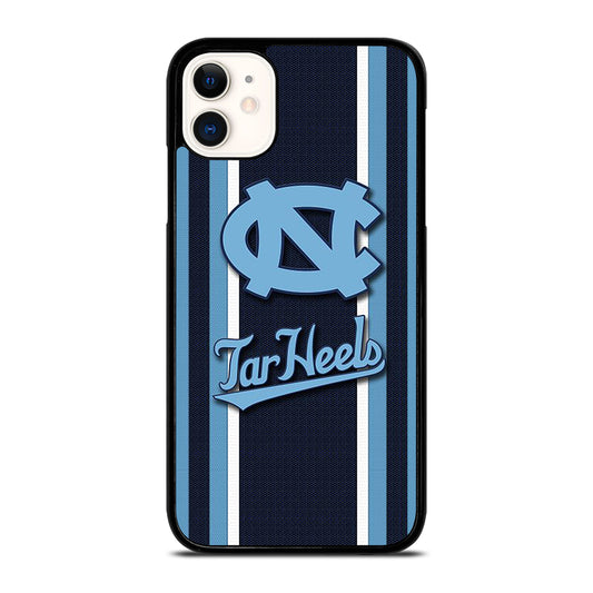 NORTH CAROLINA TAR HEELS STRIPE LOGO iPhone 11 Case Cover