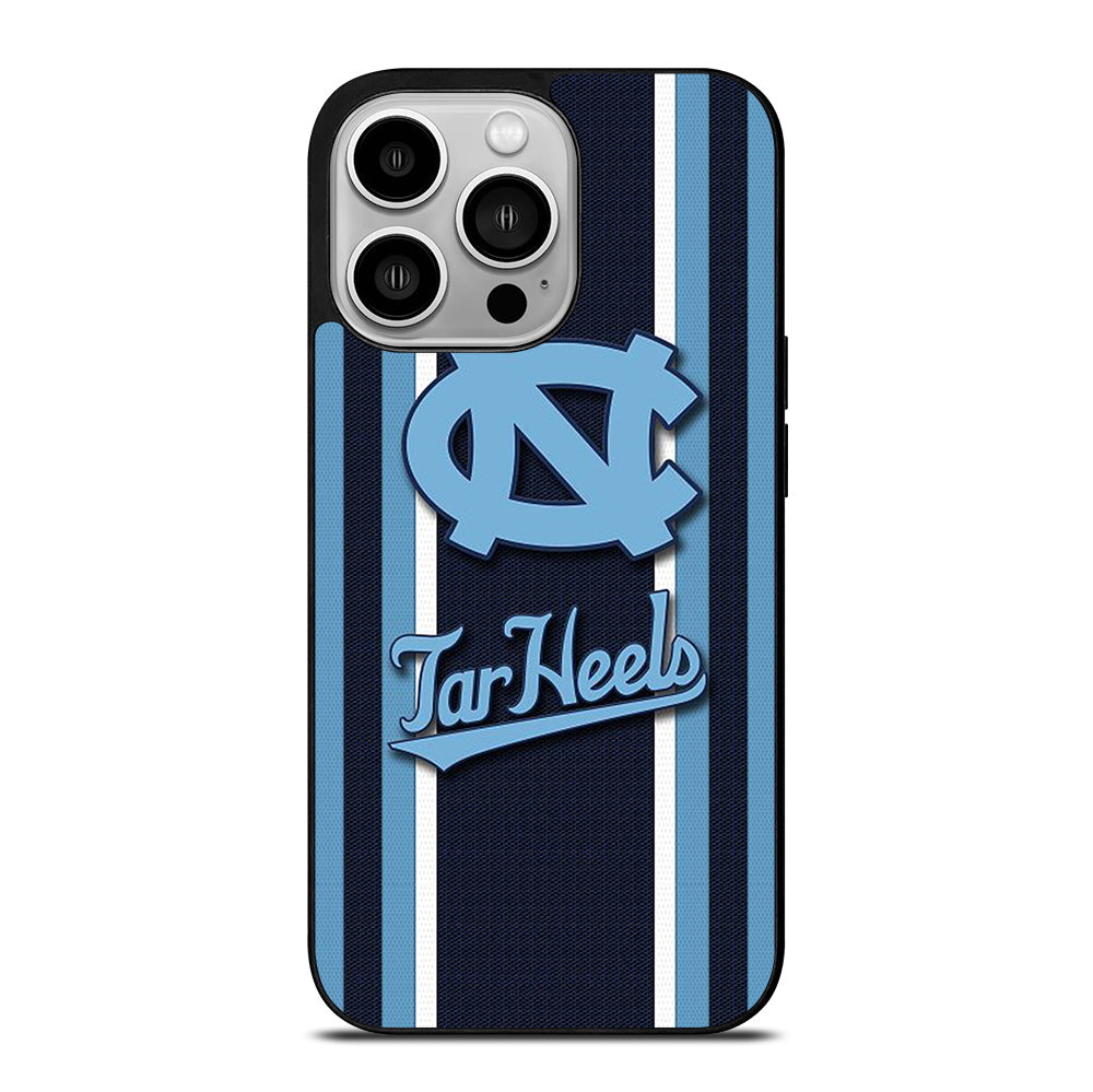NORTH CAROLINA TAR HEELS STRIPE LOGO iPhone 14 Pro Case Cover