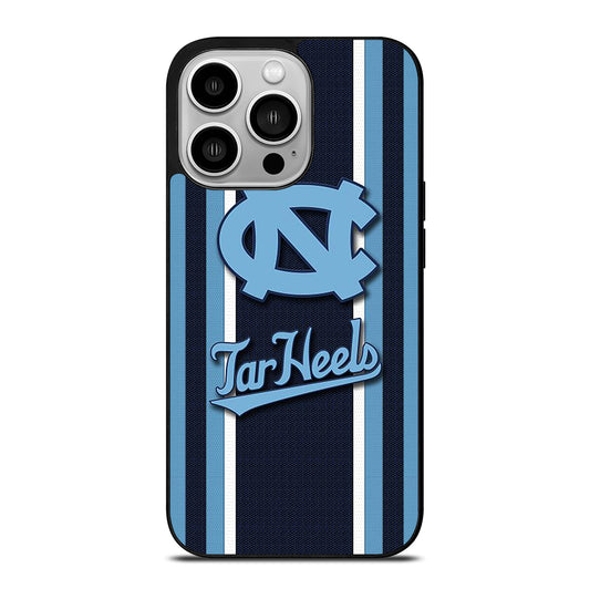 NORTH CAROLINA TAR HEELS STRIPE LOGO iPhone 14 Pro Case Cover