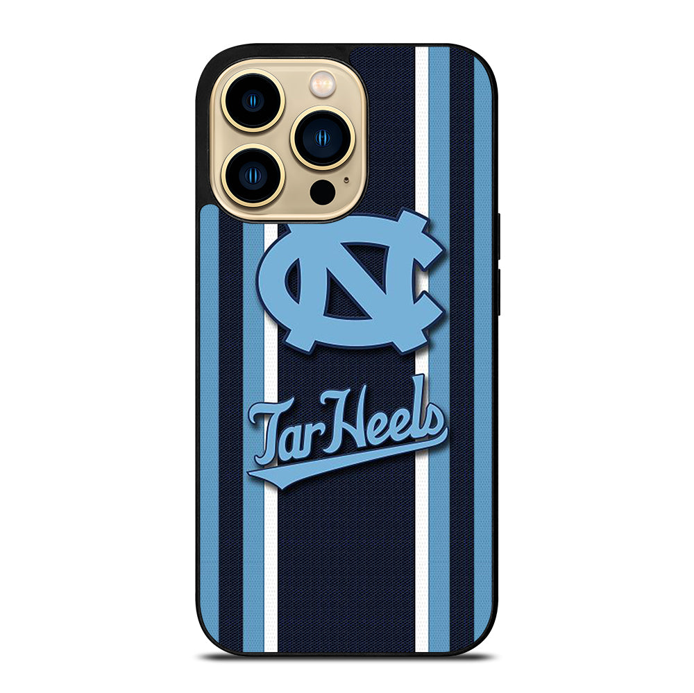 NORTH CAROLINA TAR HEELS STRIPE LOGO iPhone 14 Pro Max Case Cover