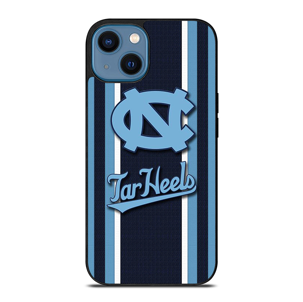 NORTH CAROLINA TAR HEELS STRIPE LOGO iPhone 14 Case Cover