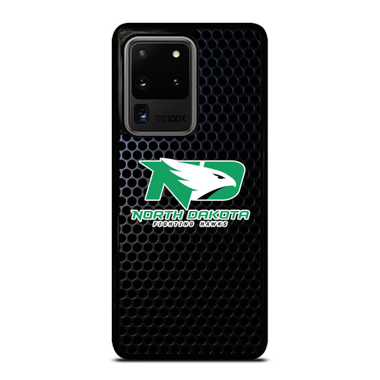 NORTH DAKOTA FIGHTING HAWKS METAL LOGO Samsung Galaxy S20 Ultra Case Cover