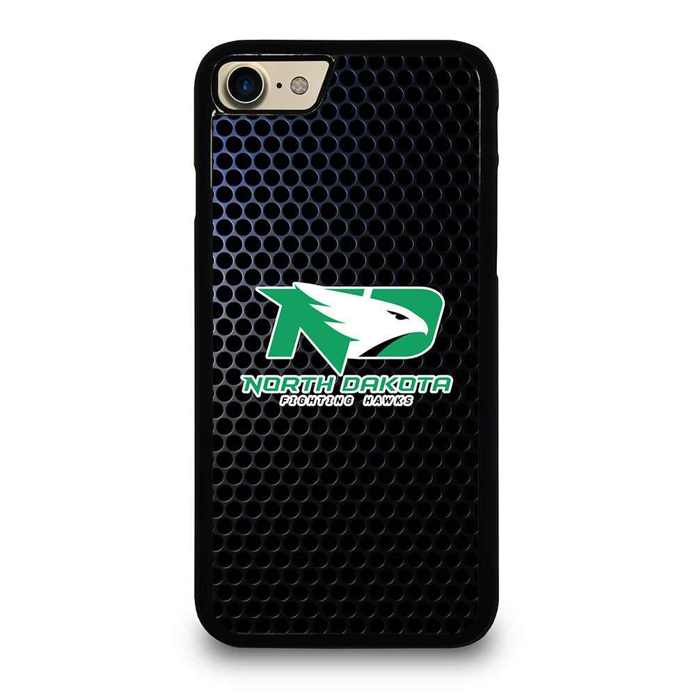 NORTH DAKOTA FIGHTING HAWKS METAL LOGO iPhone 7 / 8 Case Cover