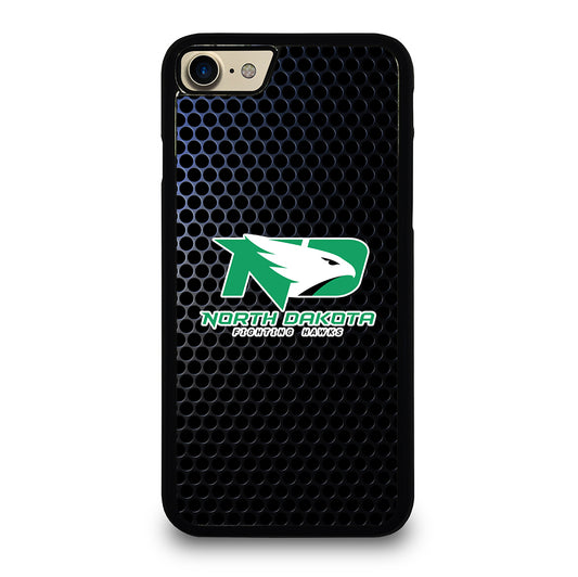 NORTH DAKOTA FIGHTING HAWKS METAL LOGO iPhone 7 / 8 Case Cover