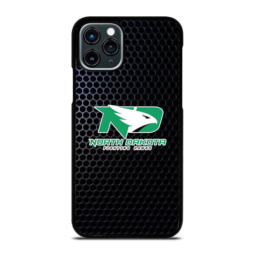 NORTH DAKOTA FIGHTING HAWKS METAL LOGO iPhone 11 Pro Case Cover