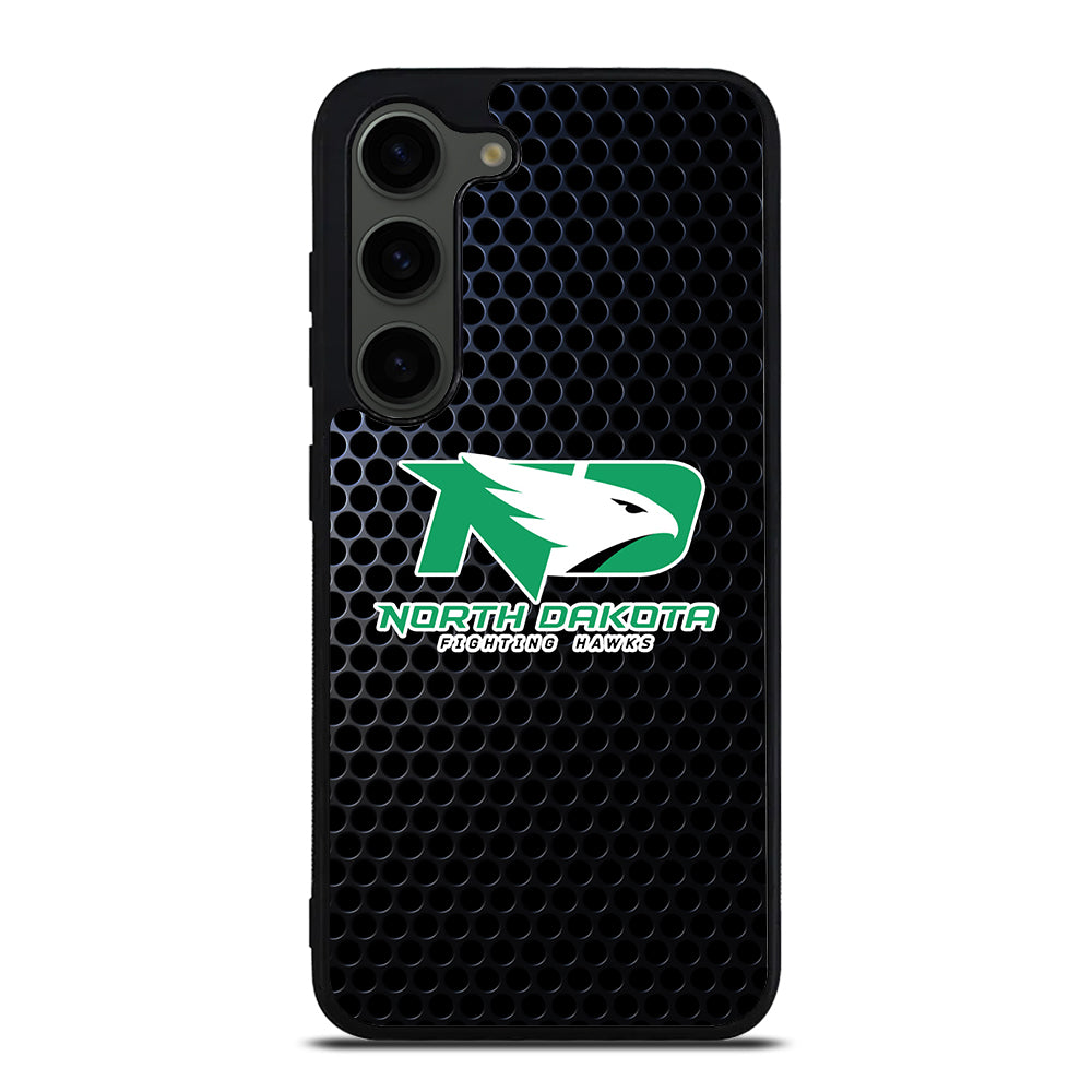 NORTH DAKOTA FIGHTING HAWKS METAL LOGO Samsung Galaxy S23 Plus Case Cover