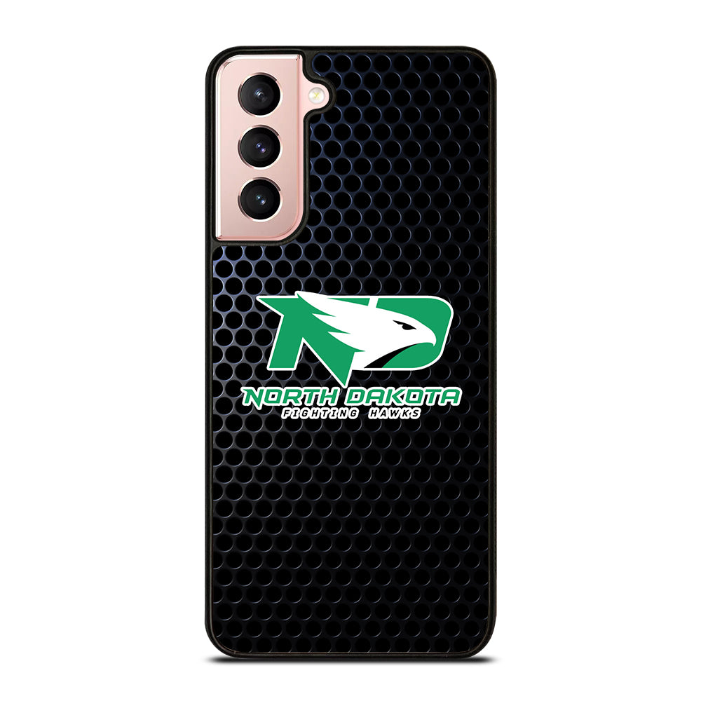 NORTH DAKOTA FIGHTING HAWKS METAL LOGO Samsung Galaxy S21 Case Cover