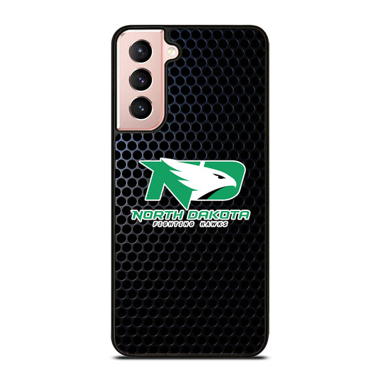 NORTH DAKOTA FIGHTING HAWKS METAL LOGO Samsung Galaxy S21 Case Cover