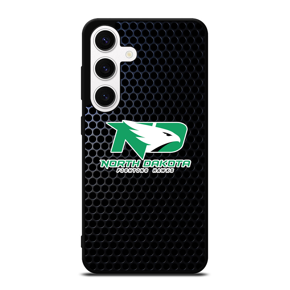 NORTH DAKOTA FIGHTING HAWKS METAL LOGO Samsung Galaxy S24 Case Cover