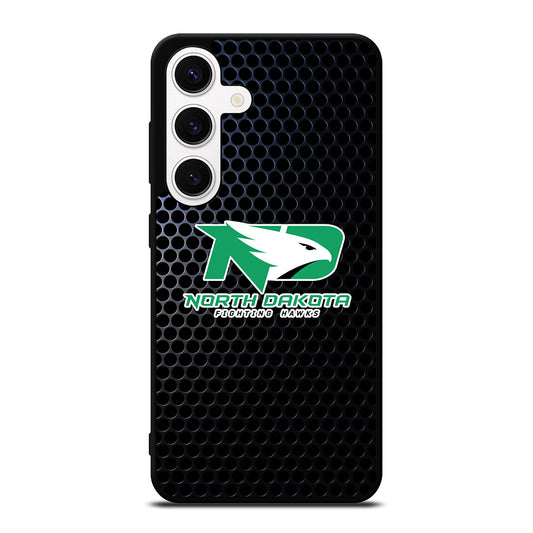 NORTH DAKOTA FIGHTING HAWKS METAL LOGO Samsung Galaxy S24 Case Cover