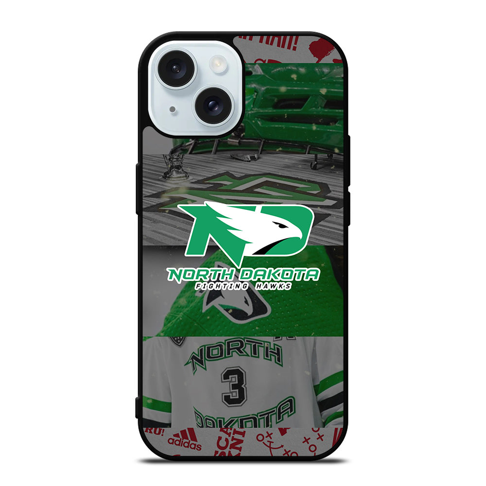 NORTH DAKOTA FIGHTING HAWKS SYMBOL iPhone 15 Case Cover