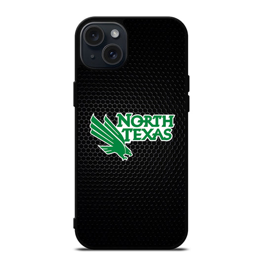 NORTH TEXAS MEAN GREEN METAL ICON iPhone 15 Plus Case Cover