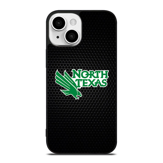 NORTH TEXAS MEAN GREEN METAL ICON iPhone 13 Mini Case Cover
