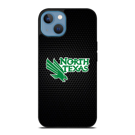 NORTH TEXAS MEAN GREEN METAL ICON iPhone 13 Case Cover