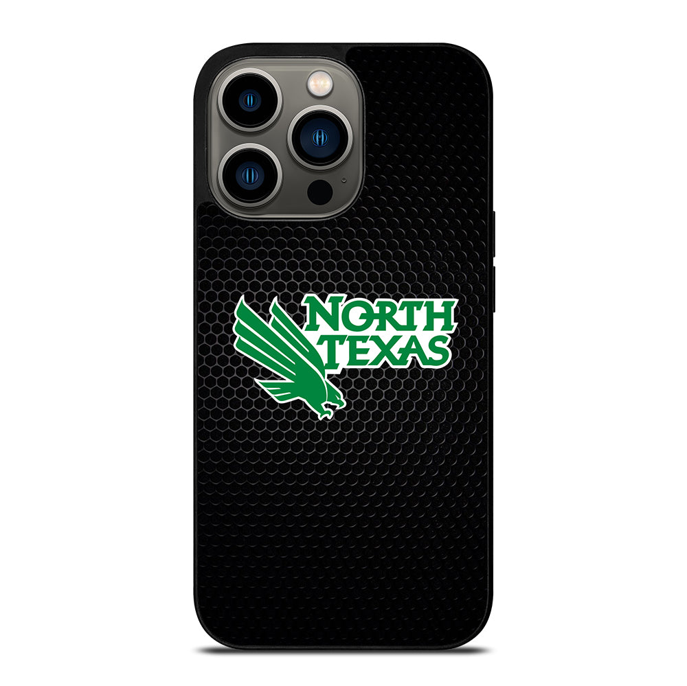 NORTH TEXAS MEAN GREEN METAL ICON iPhone 13 Pro Case Cover
