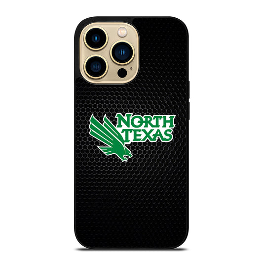 NORTH TEXAS MEAN GREEN METAL ICON iPhone 14 Pro Max Case Cover