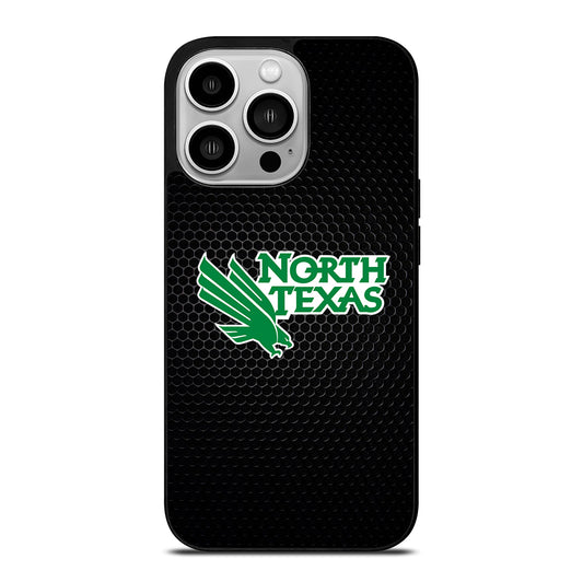NORTH TEXAS MEAN GREEN METAL ICON iPhone 14 Pro Case Cover