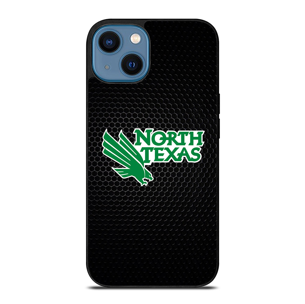 NORTH TEXAS MEAN GREEN METAL ICON iPhone 14 Case Cover