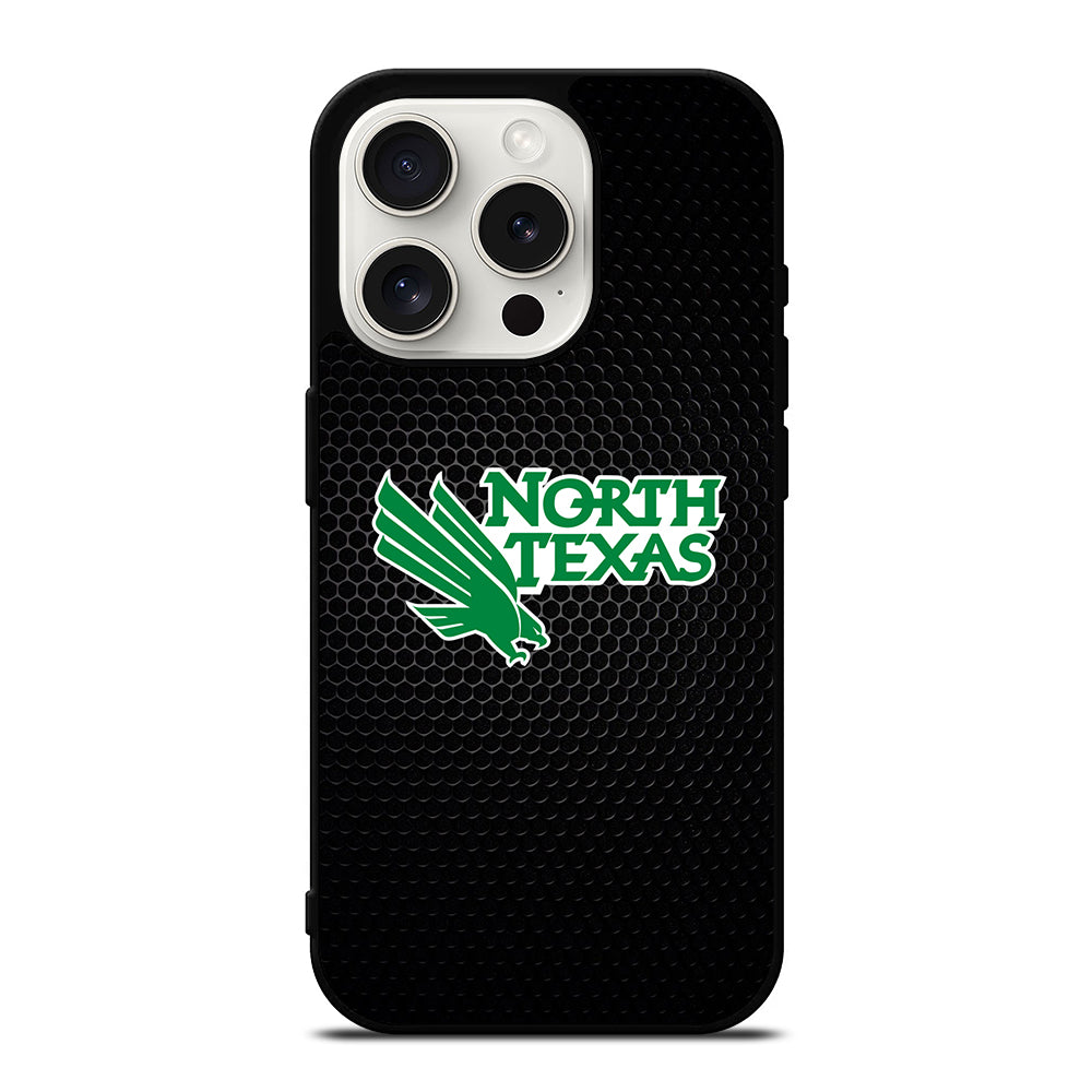 NORTH TEXAS MEAN GREEN METAL ICON iPhone 15 Pro Case Cover