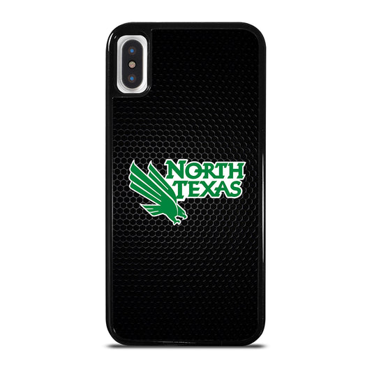 NORTH TEXAS MEAN GREEN METAL ICON iPhone X / XS Case Cover