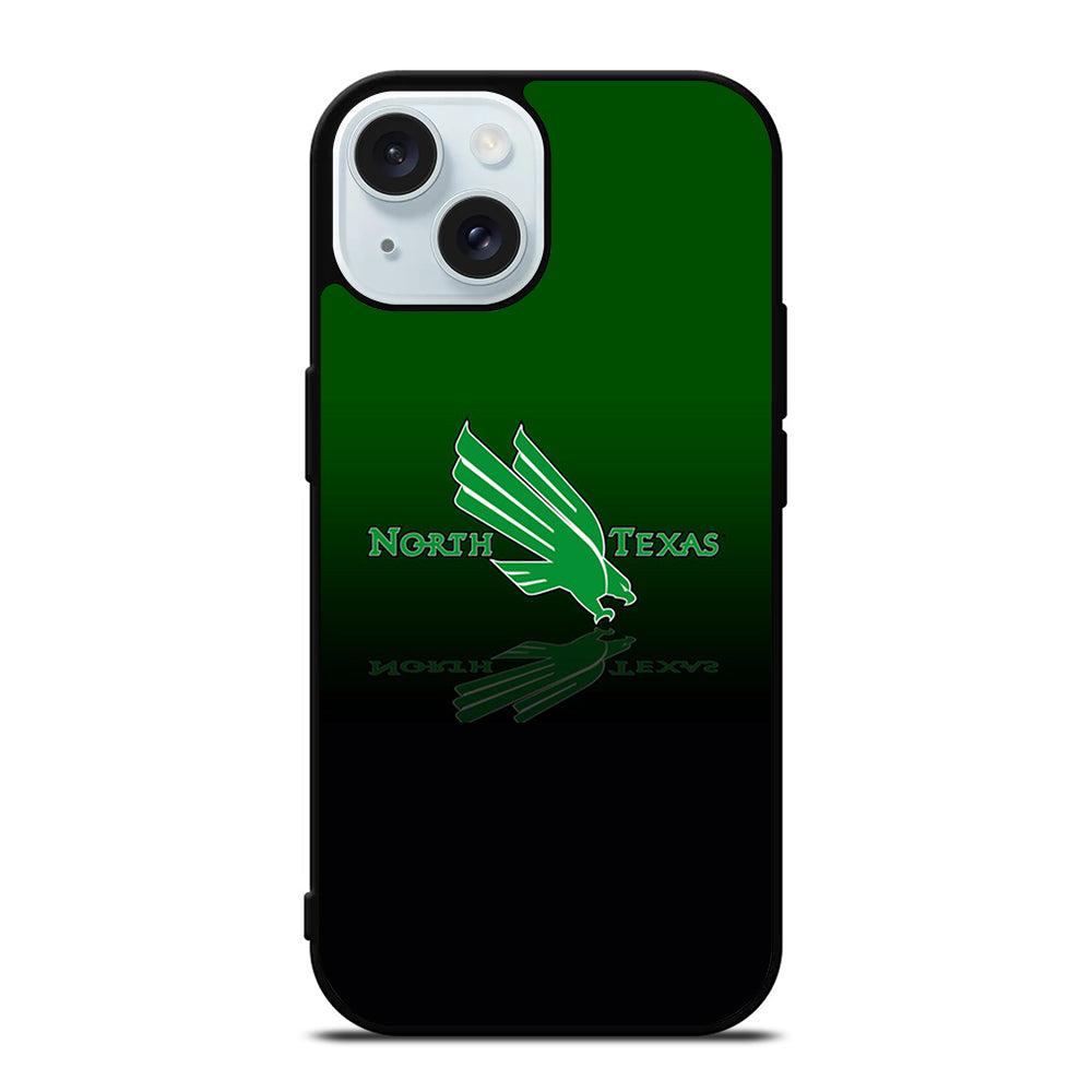 NORTH TEXAS MEAN GREEN NFL LOGO iPhone 15 Case Cover