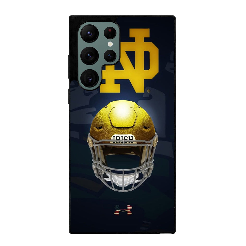 NOTRE DAME HELMET LOGO Samsung Galaxy S22 Ultra Case Cover