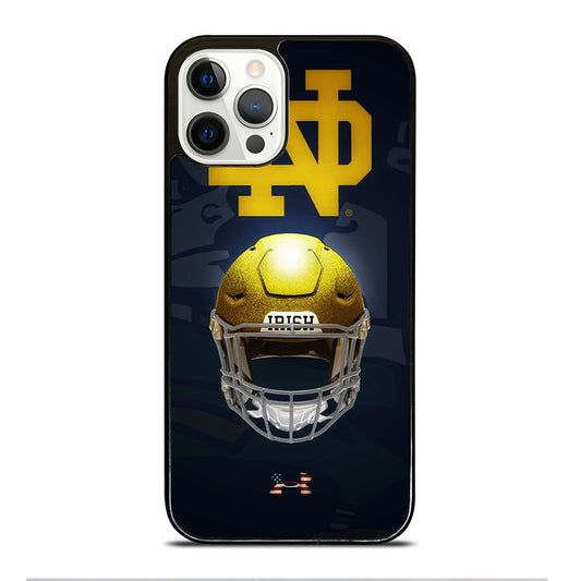 NOTRE DAME HELMET LOGO iPhone 12 Pro Case Cover