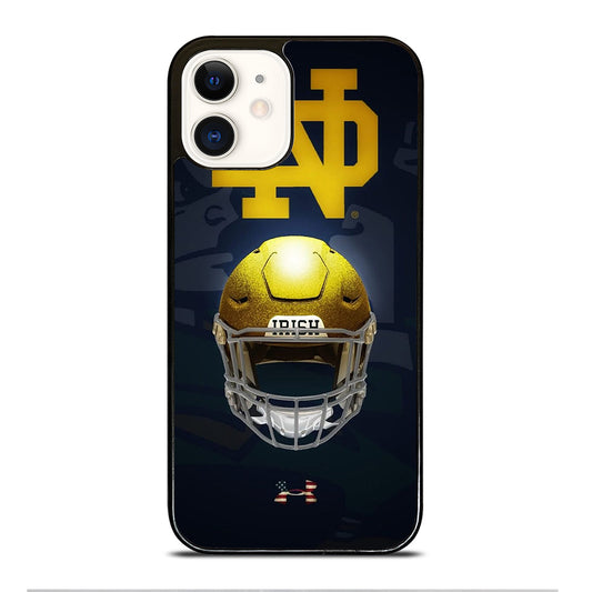 NOTRE DAME HELMET LOGO iPhone 12 Case Cover