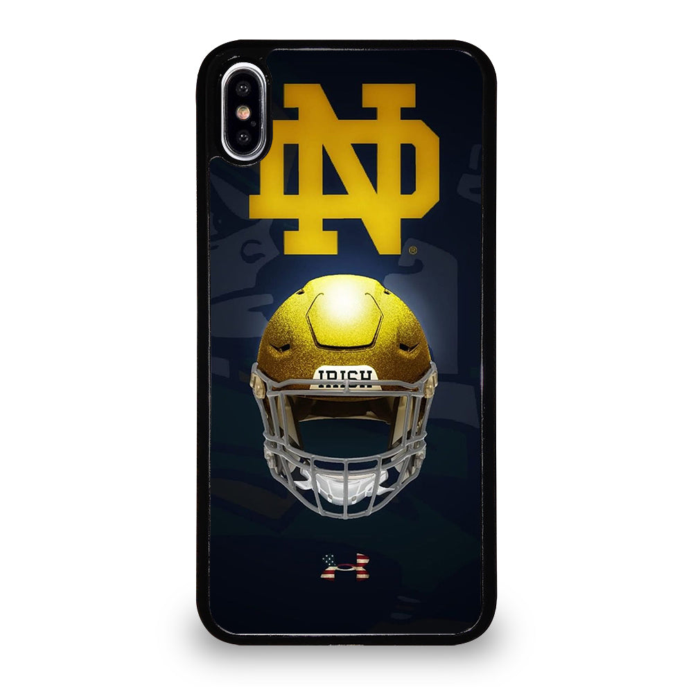 NOTRE DAME HELMET LOGO iPhone XS Max Case Cover