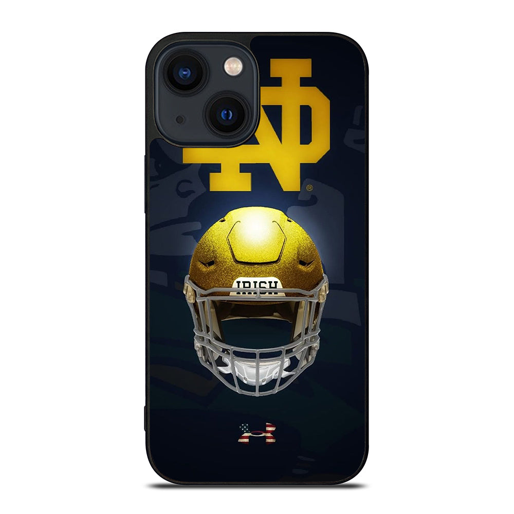NOTRE DAME HELMET LOGO iPhone 14 Plus Case Cover