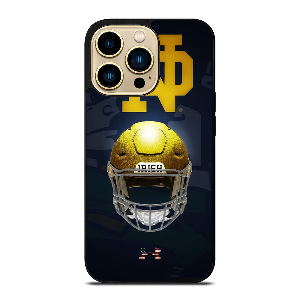 NOTRE DAME HELMET LOGO iPhone 14 Pro Max Case Cover