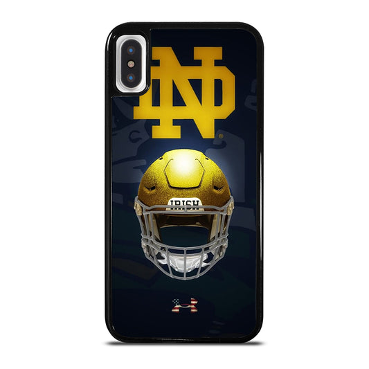 NOTRE DAME HELMET LOGO iPhone X / XS Case Cover