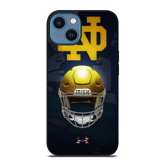 NOTRE DAME HELMET LOGO iPhone 14 Case Cover