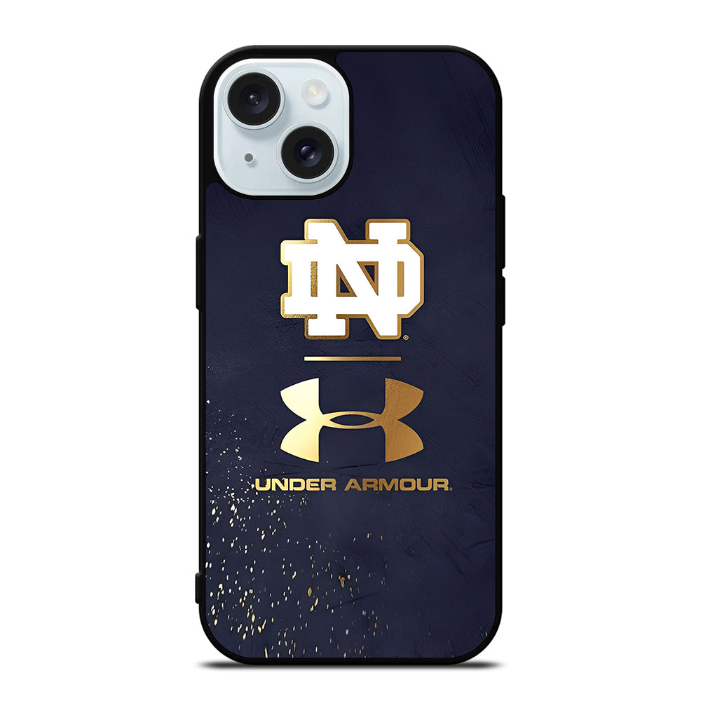 NOTRE DAME UNDER ARMOUR iPhone 15 Case Cover
