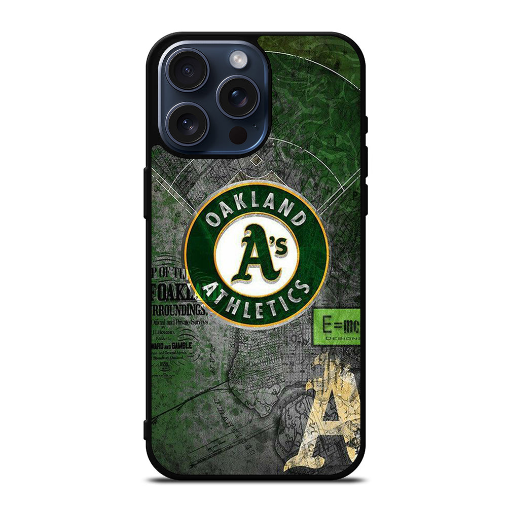 OAKLAND ATHLETICS MLB SYMBOL 2 iPhone 15 Pro Max Case Cover