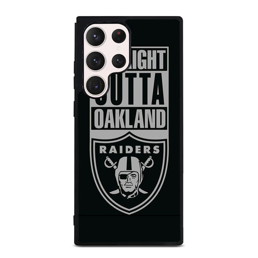 OAKLAND RAIDERS LOGO BLACK Samsung Galaxy S23 Ultra Case Cover