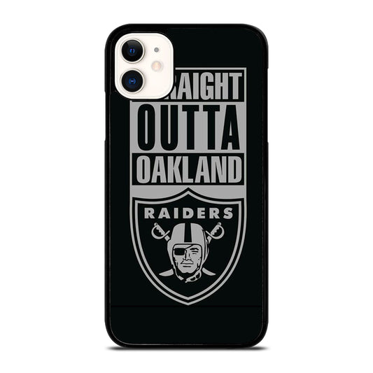 OAKLAND RAIDERS LOGO BLACK iPhone 11 Case Cover