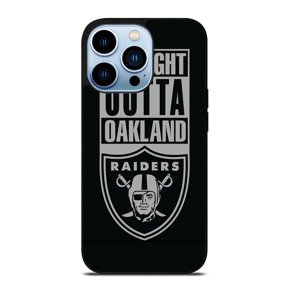 OAKLAND RAIDERS LOGO BLACK iPhone 13 Pro Max Case Cover
