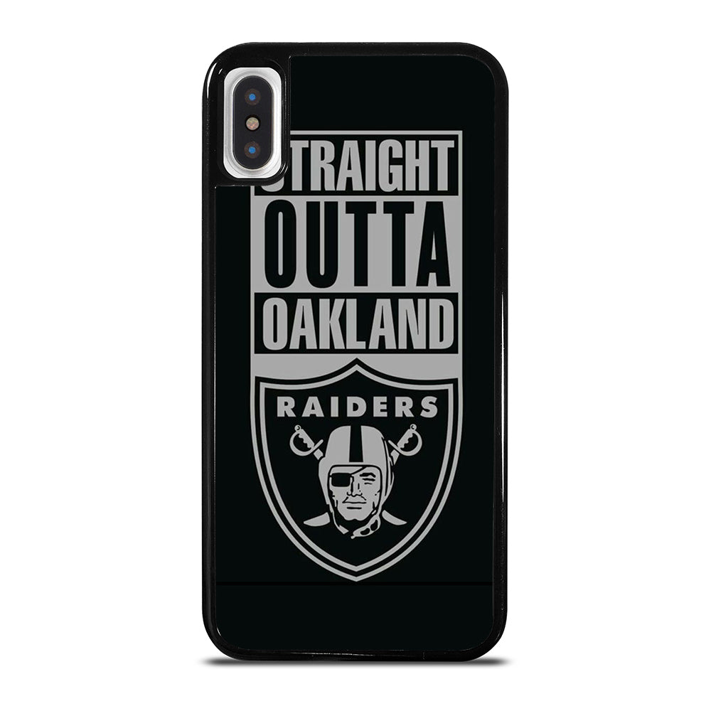 OAKLAND RAIDERS LOGO BLACK iPhone X / XS Case Cover